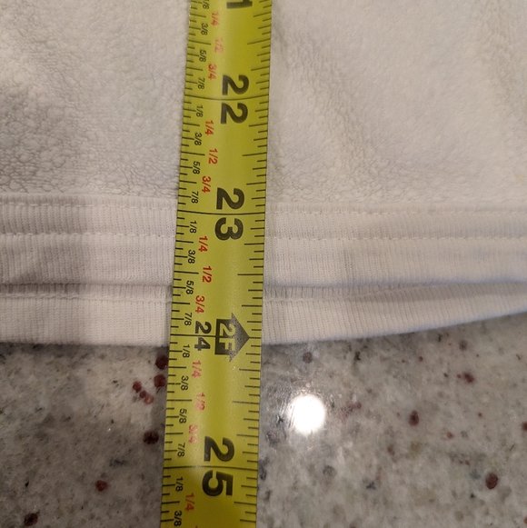 Vintage Body Glove White Terry Cloth Sweatshirt Long Sleeve Embroidered 🌺 - Picture 7 of 9